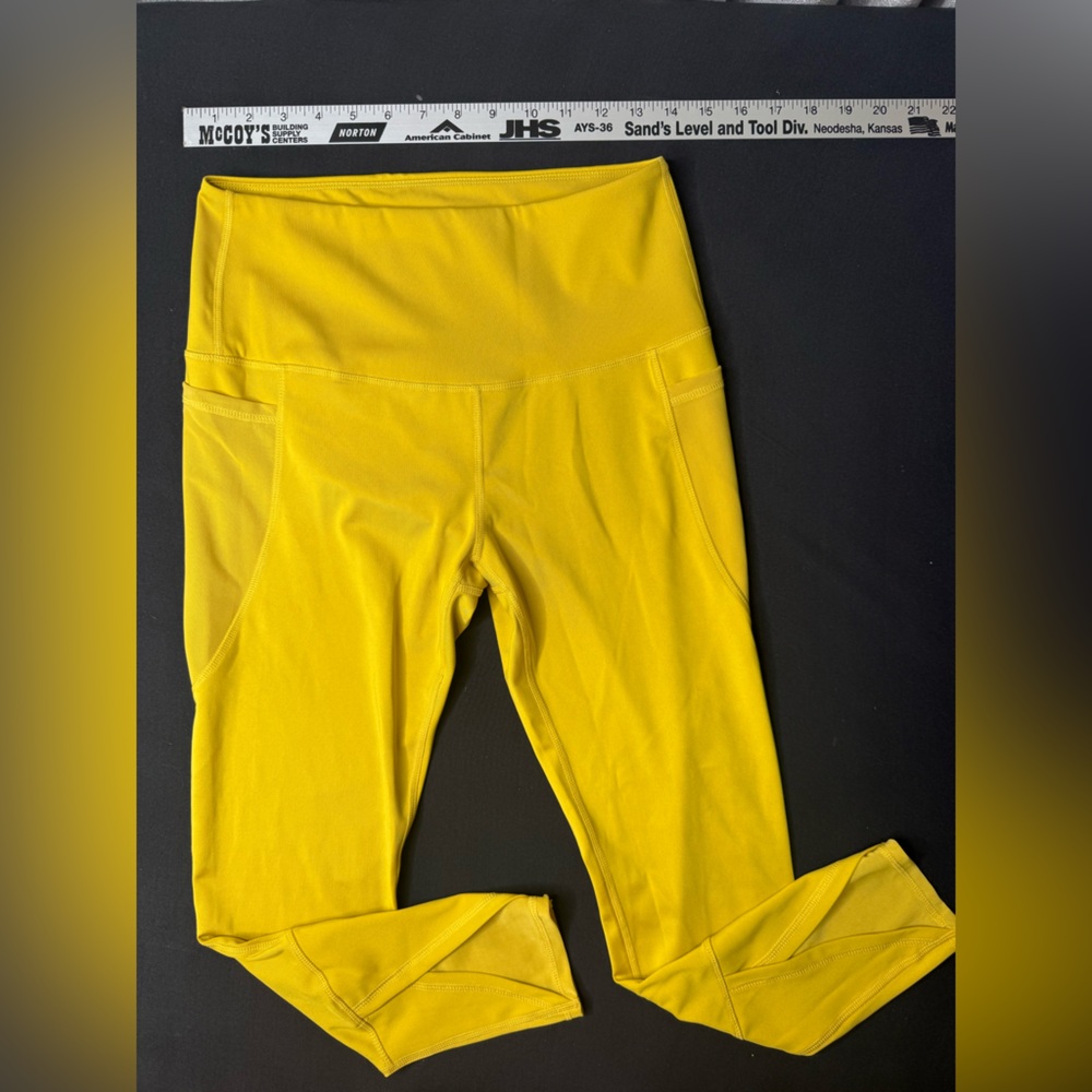 Bright chartreuse Active Leggings size L